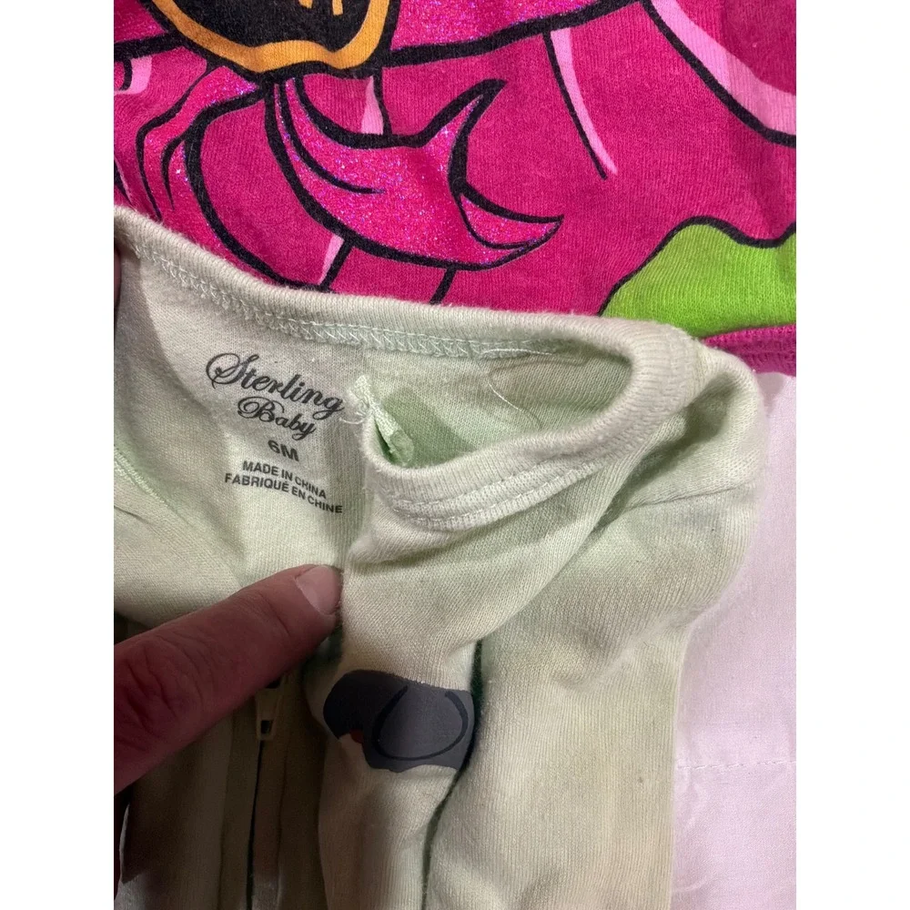 Mixed Brand Baby Girl Clothing Bundle 3-9M Pink Green Brown Multi‎